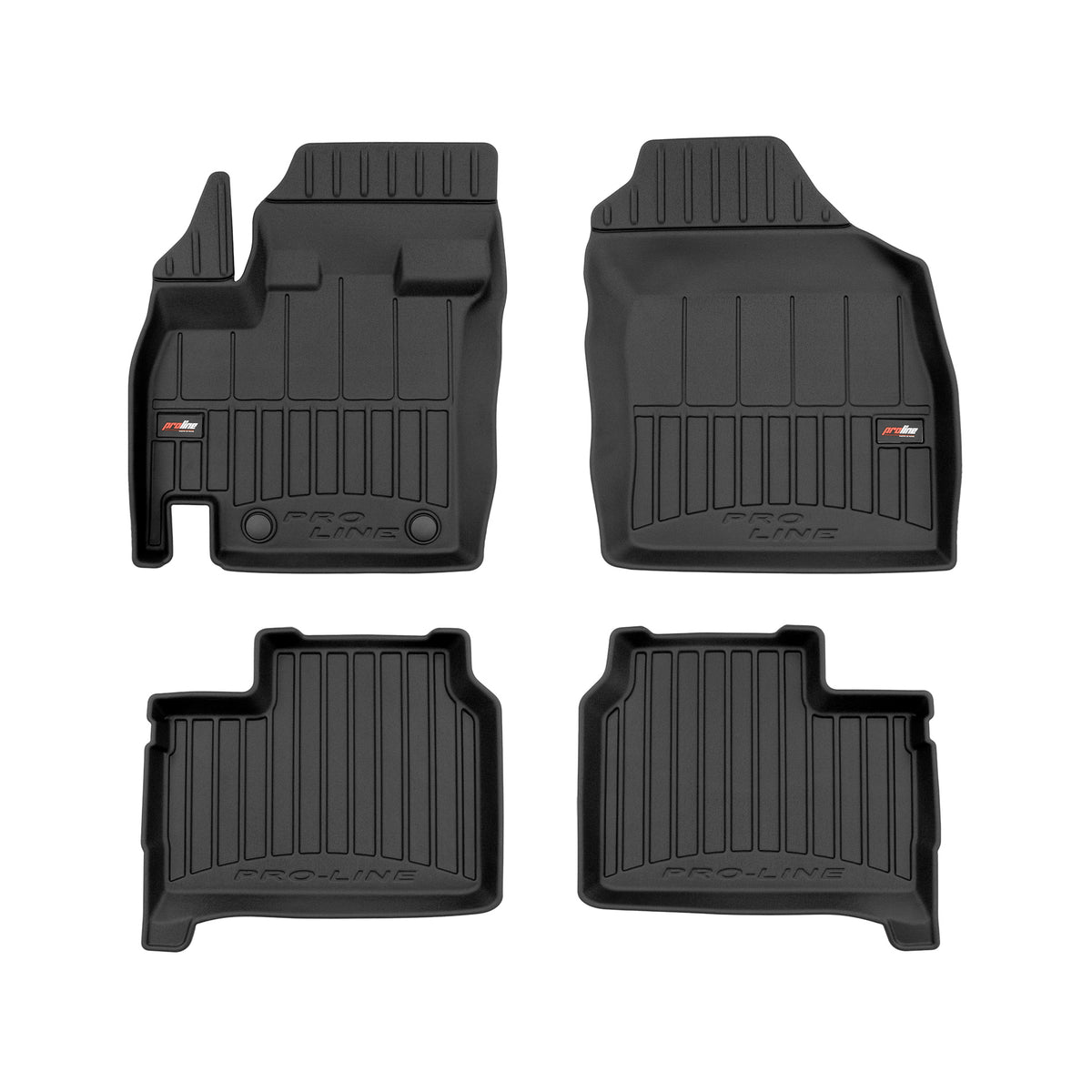 PACK 4 TAPETES BORRACHA PRO-LINE SUZUKI IGNIS III 2016->