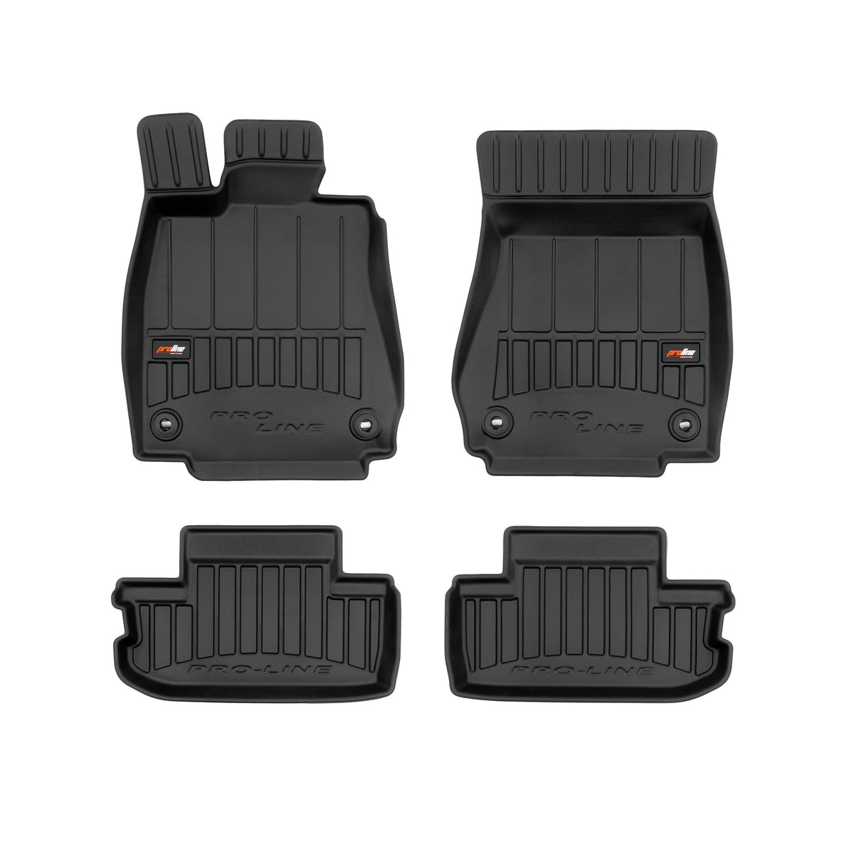 PACK 4 TAPETES BORRACHA PRO-LINE LEXUS RC 2014-2025 RWD