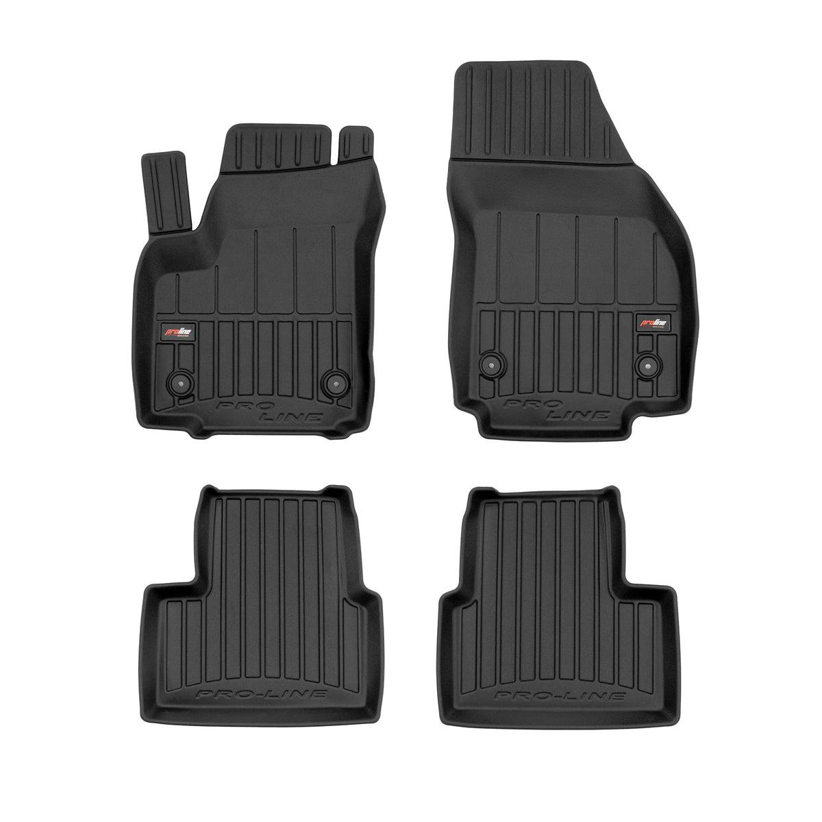 PACK 4 TAPETES BORRACHA PRO-LINE OPEL MERIVA B 2010-2017