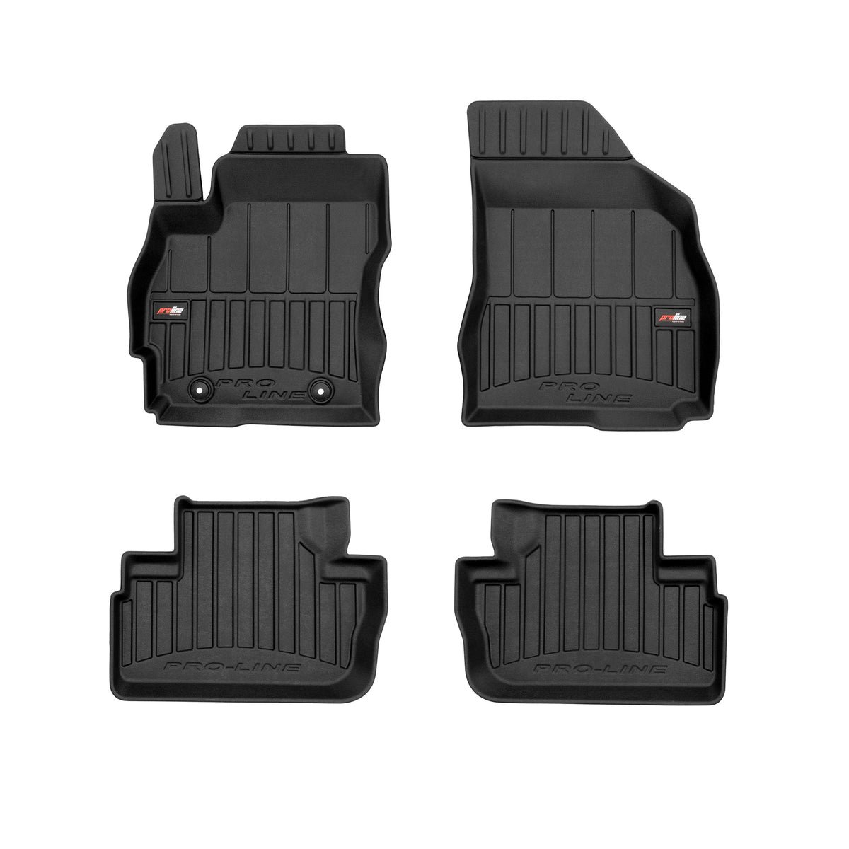 PACK 4 TAPETES BORRACHA PRO-LINE MAZDA PREMACY II 2005-2010