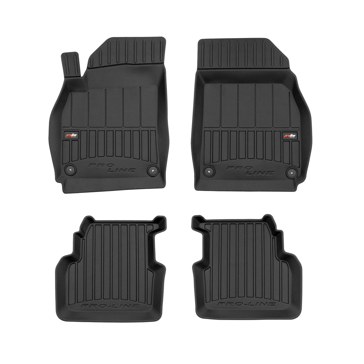 PACK 4 TAPETES BORRACHA PRO-LINE SAAB 9-3 II 2002-2011
