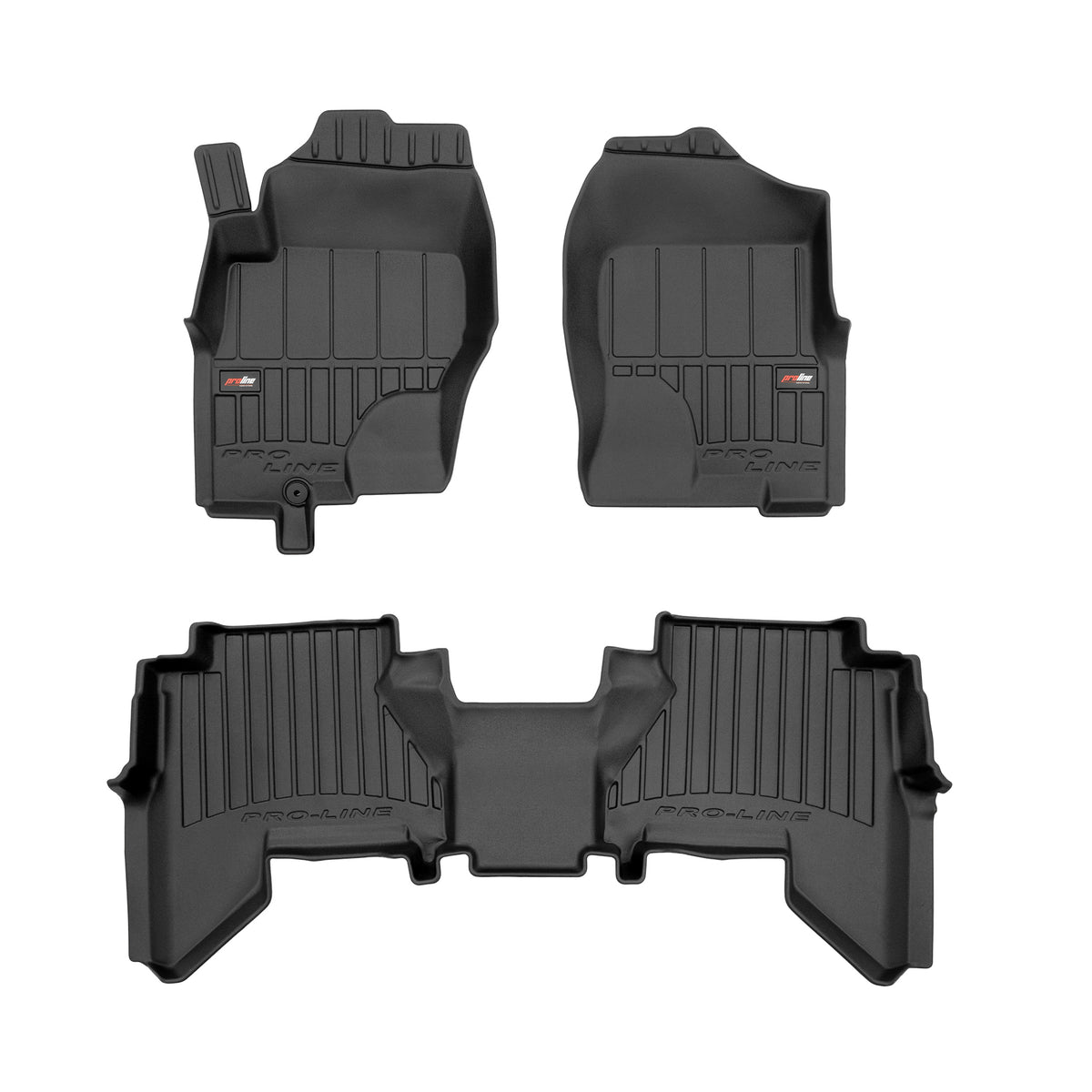 PACK 3 TAPETES BORRACHA PRO-LINE NISSAN PATHFINDER III 2005-2014