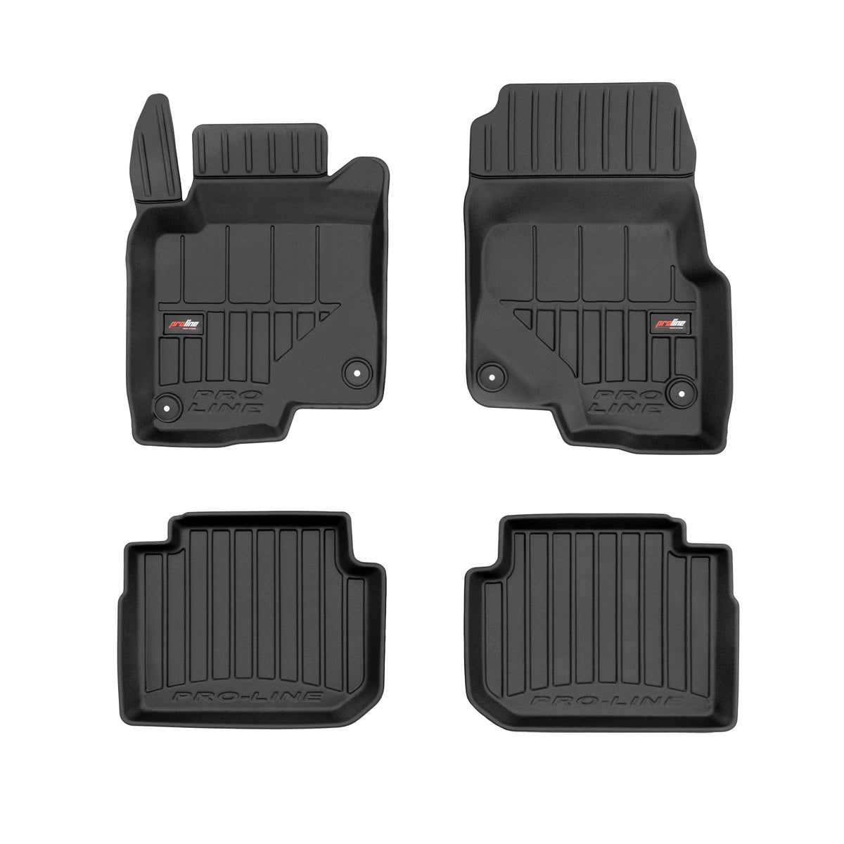 PACK 4 TAPETES BORRACHA PRO-LINE SMART FORFOUR I 2004-2006