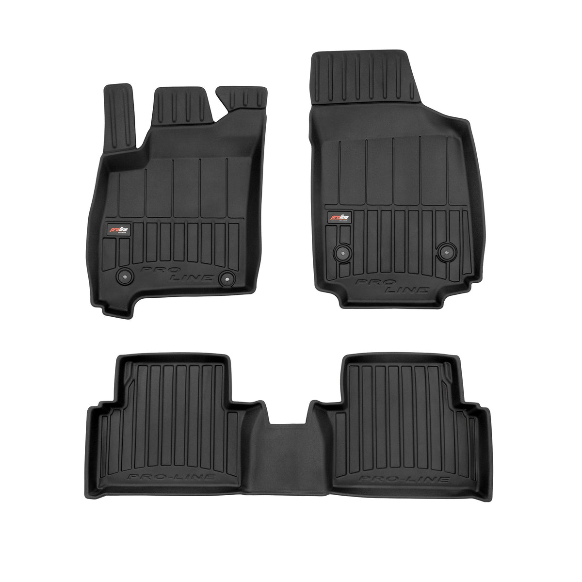 PACK 3 TAPETES BORRACHA PRO-LINE OPEL MERIVA A 2003-2010