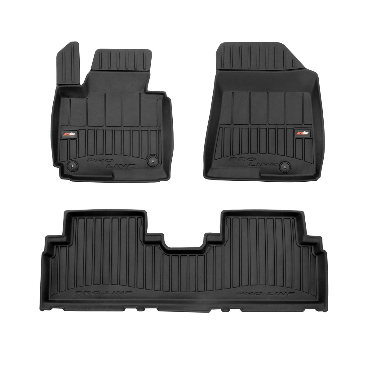 PACK 3 TAPETES BORRACHA PRO-LINE KIA CARENS IV 2013-2019