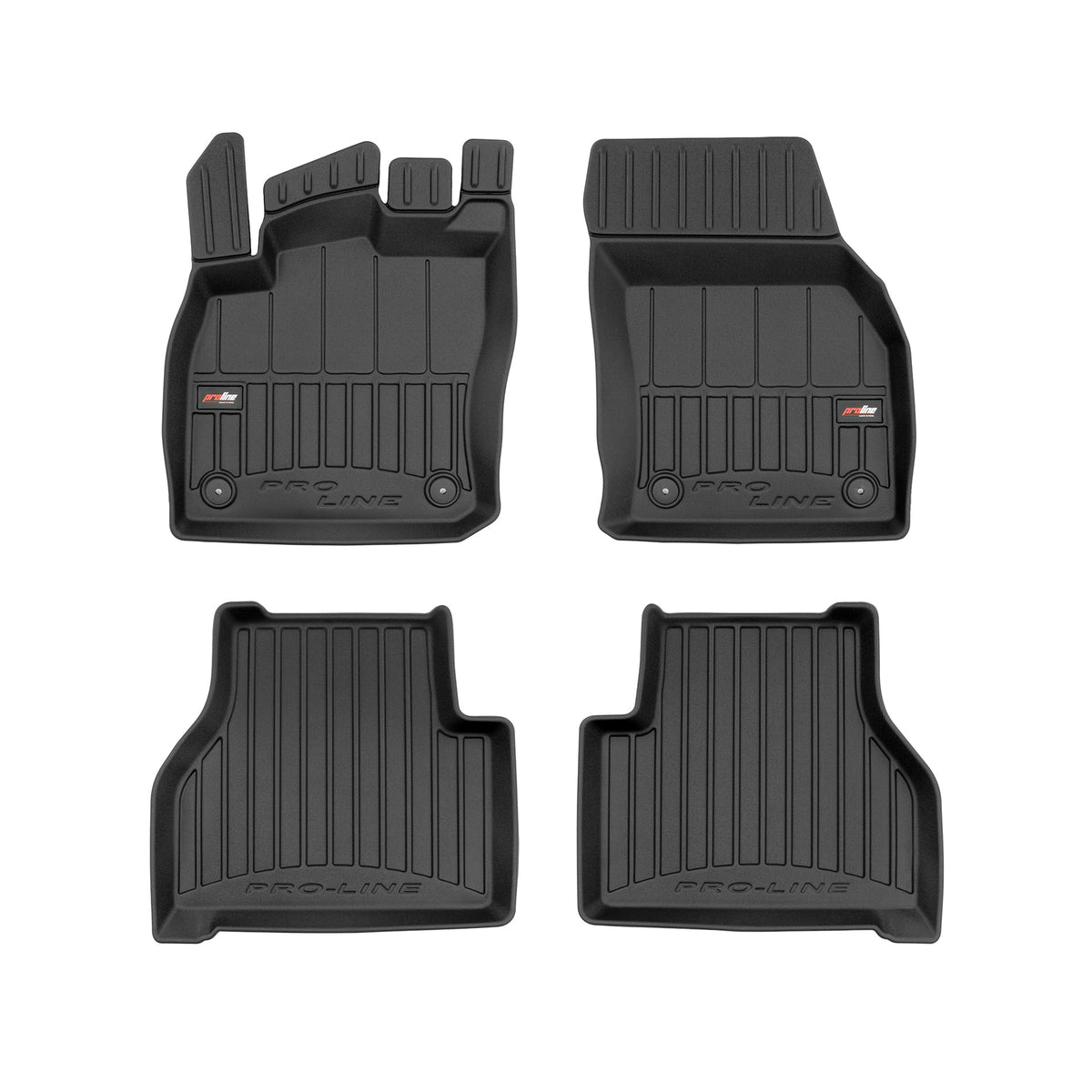 PACK 4 TAPETES BORRACHA PRO-LINE VOLKSWAGEN CADDY IV 2020->