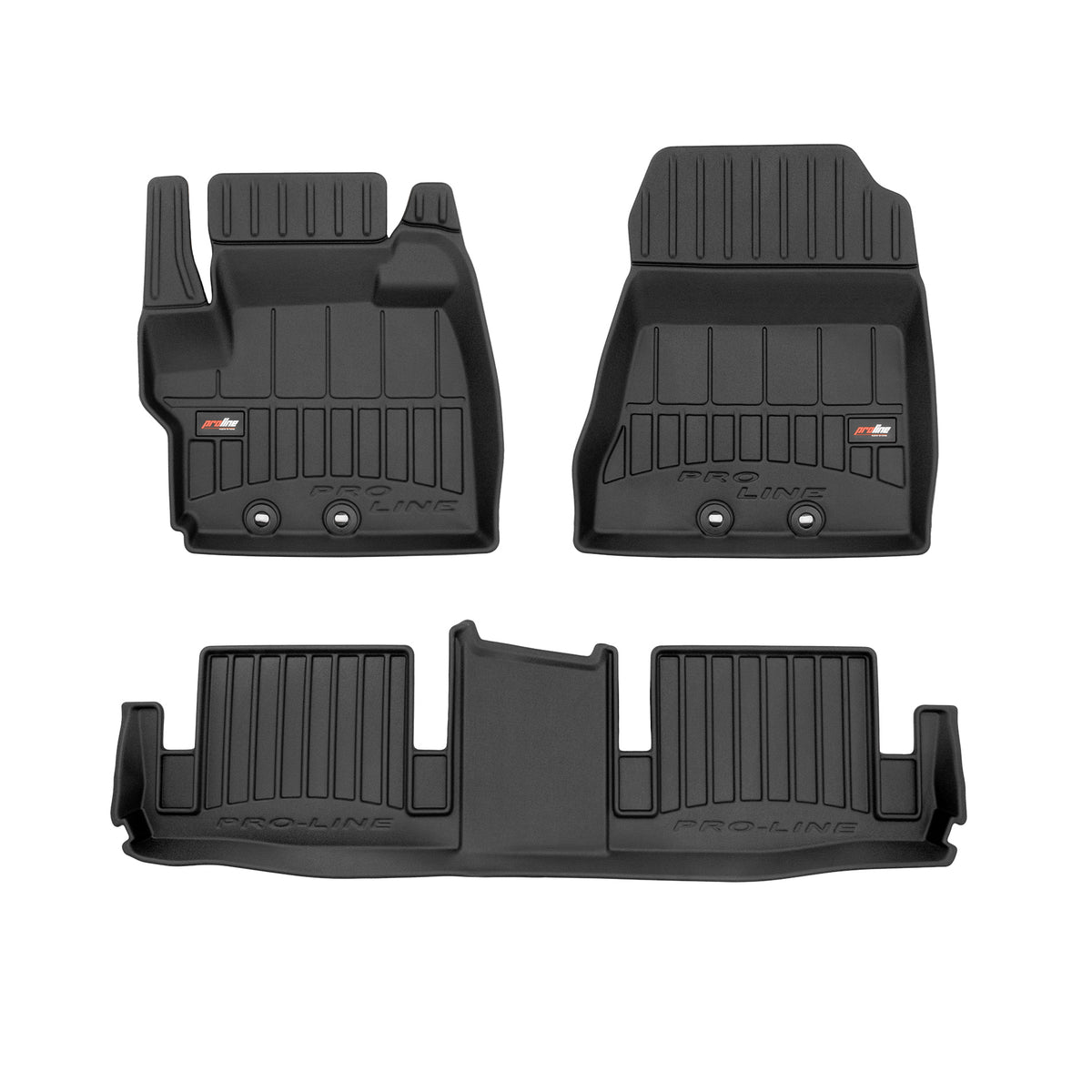 PACK 3 TAPETES BORRACHA PRO-LINE TOYOTA IQ 2008-2015