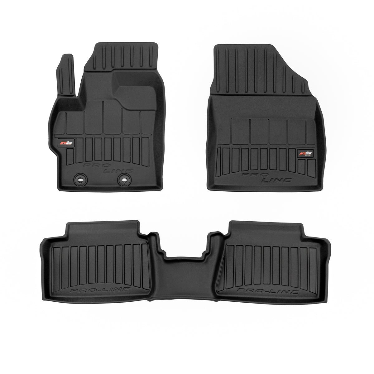 PACK 3 TAPETES BORRACHA PRO-LINE TOYOTA YARIS IV 2020-> HIBRIDO