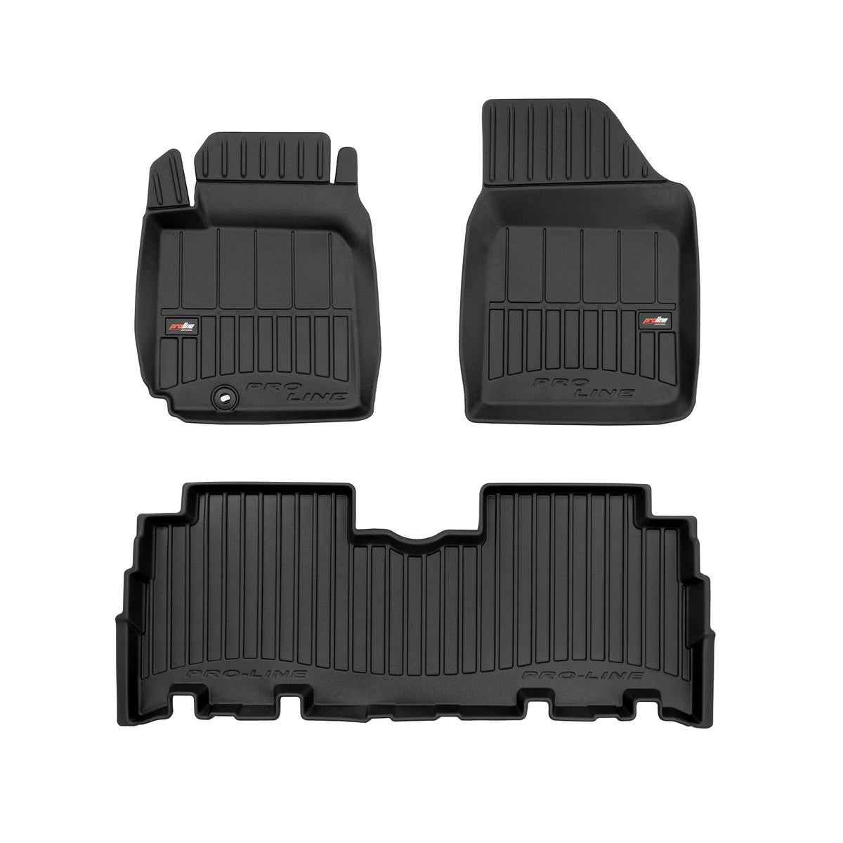 PACK 3 TAPETES BORRACHA PRO-LINE TOYOTA YARIS VERSO 1999-2005