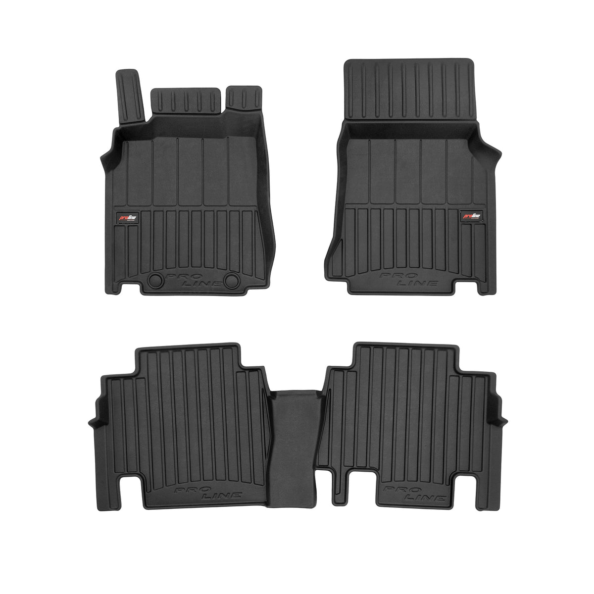 PACK 3 TAPETES BORRACHA PRO-LINE MERCEDES-BENZ VANEO W414 2001-2005