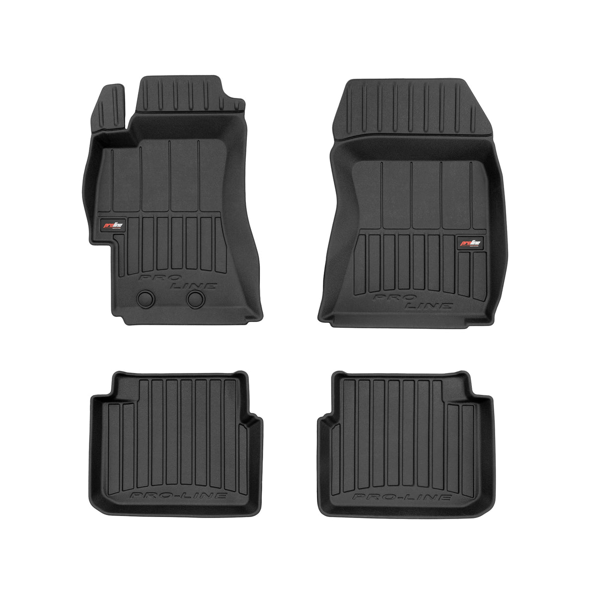 PACK 4 TAPETES BORRACHA PRO-LINE SUBARU IMPREZA III 2007-2011