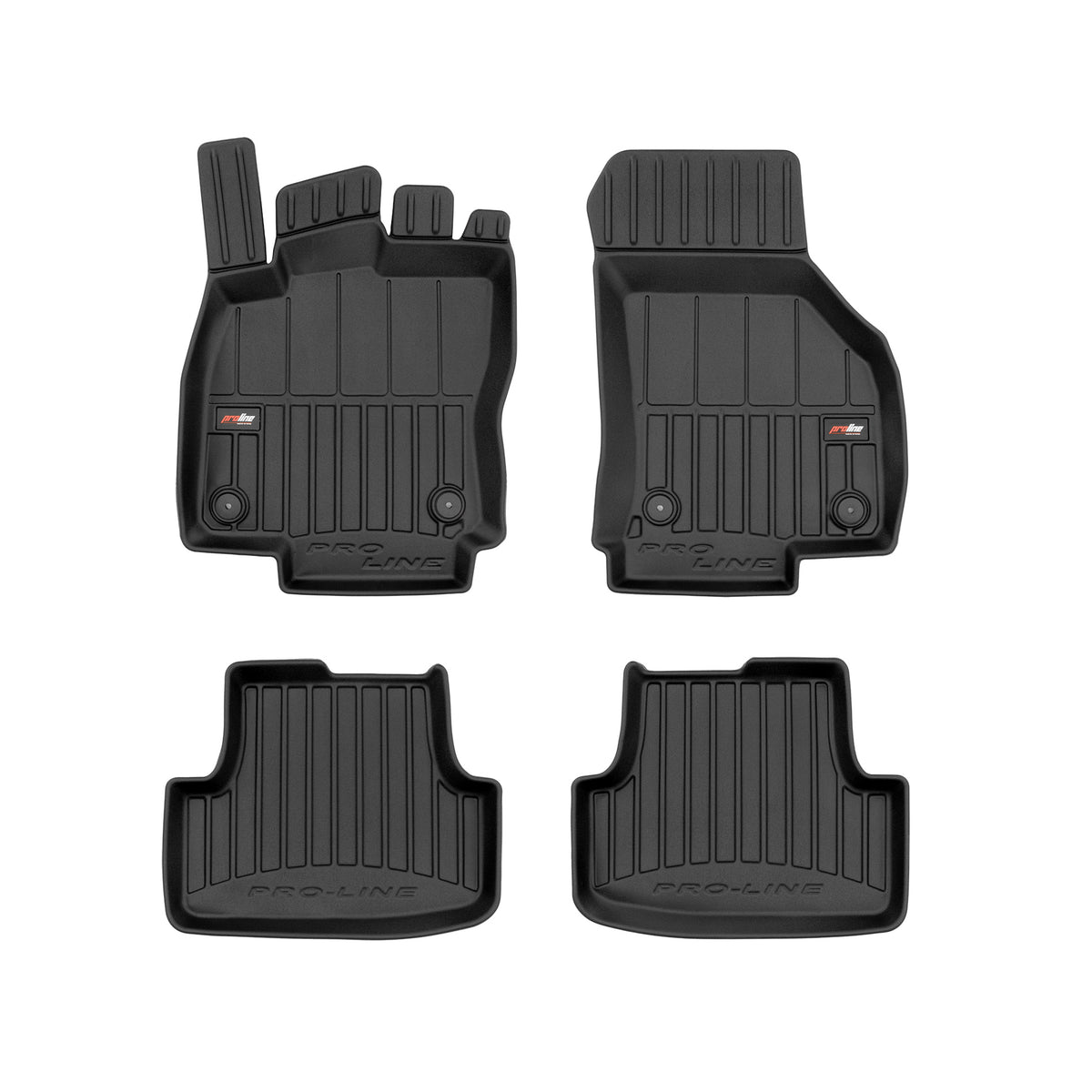 PACK 4 TAPETES BORRACHA PRO-LINE VOLKSWAGEN GOLF VIII 2019->