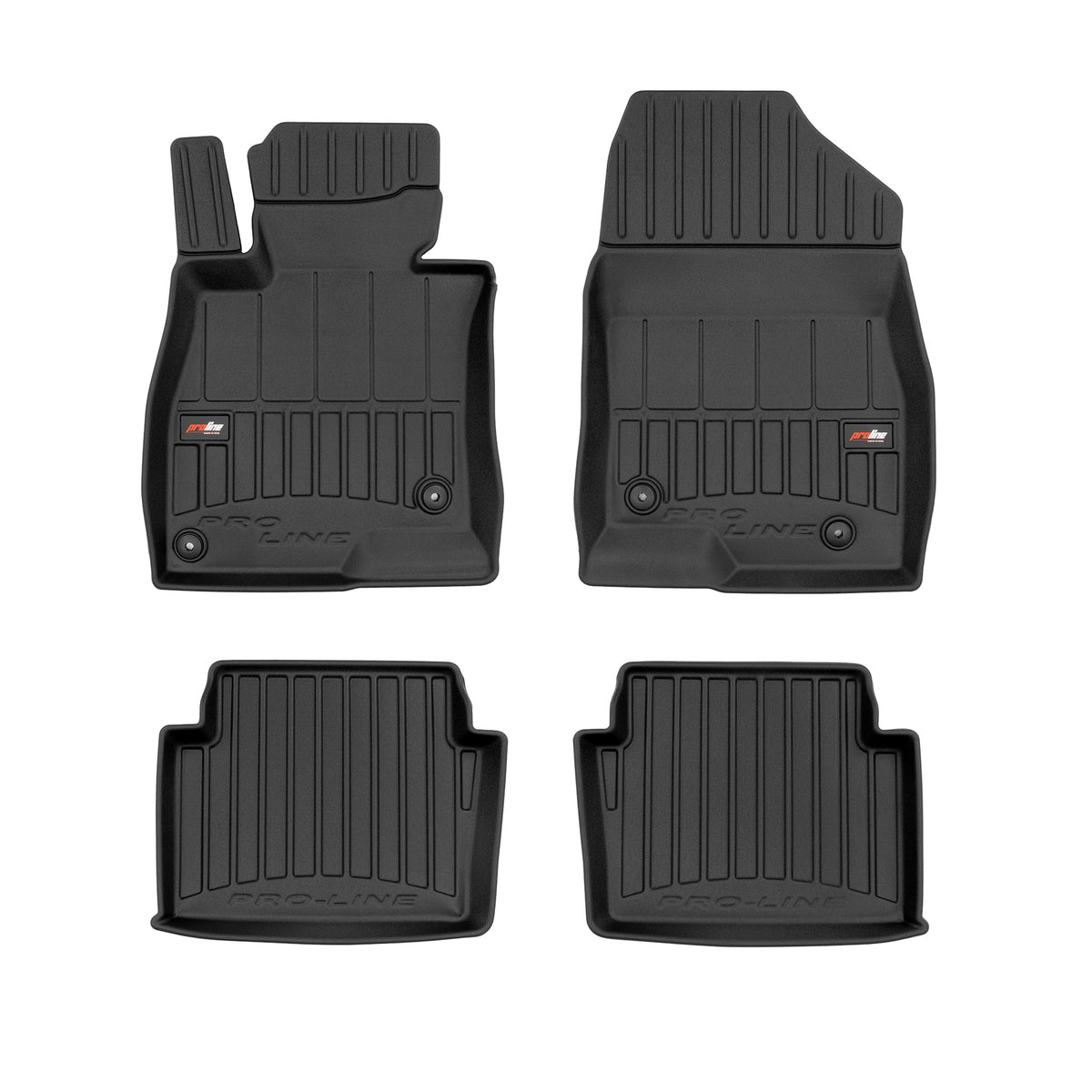PACK 4 TAPETES BORRACHA PRO-LINE MAZDA 3 III 2013-2018