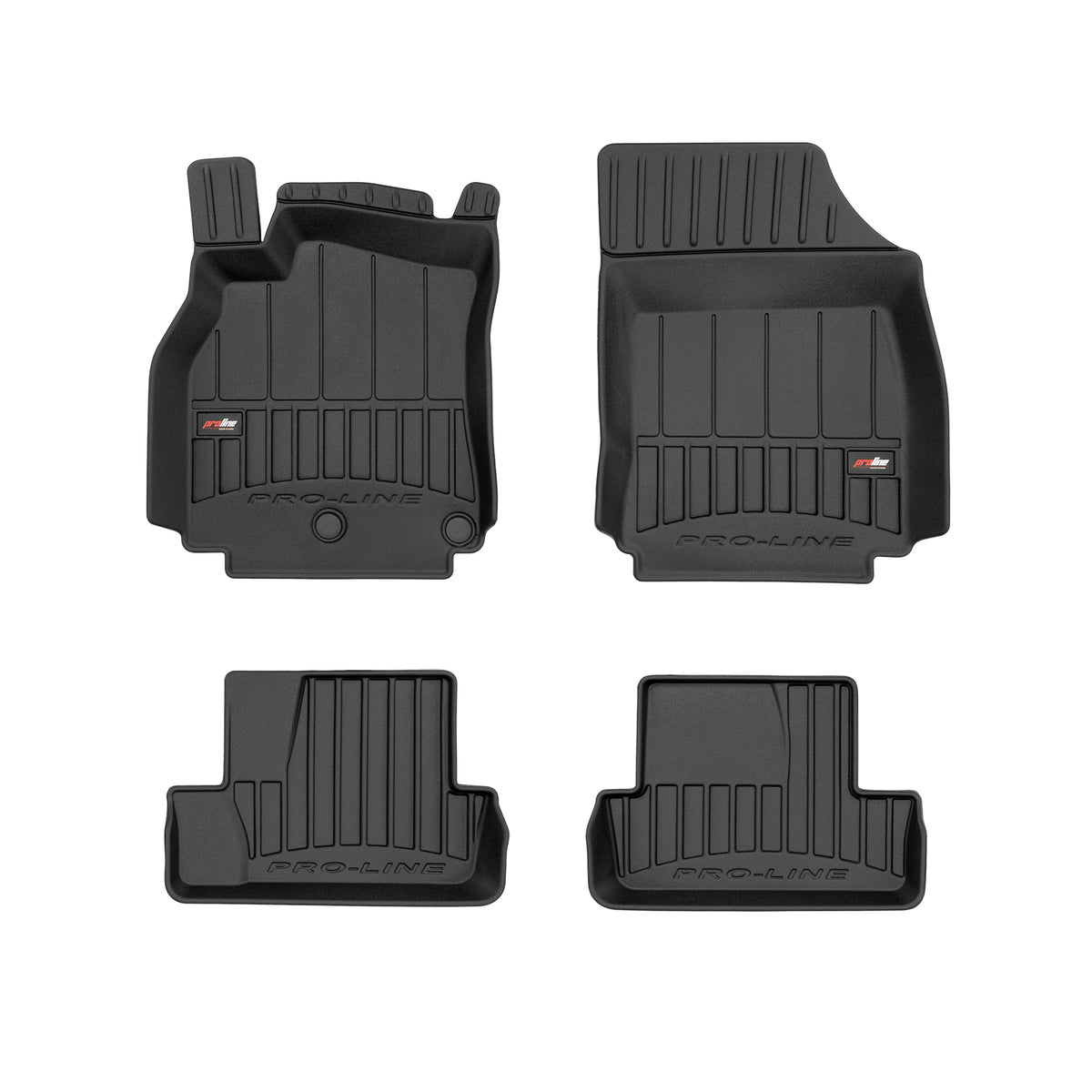 PACK 4 TAPETES BORRACHA PRO-LINE RENAULT MEGANE III COUPE 2008-2016