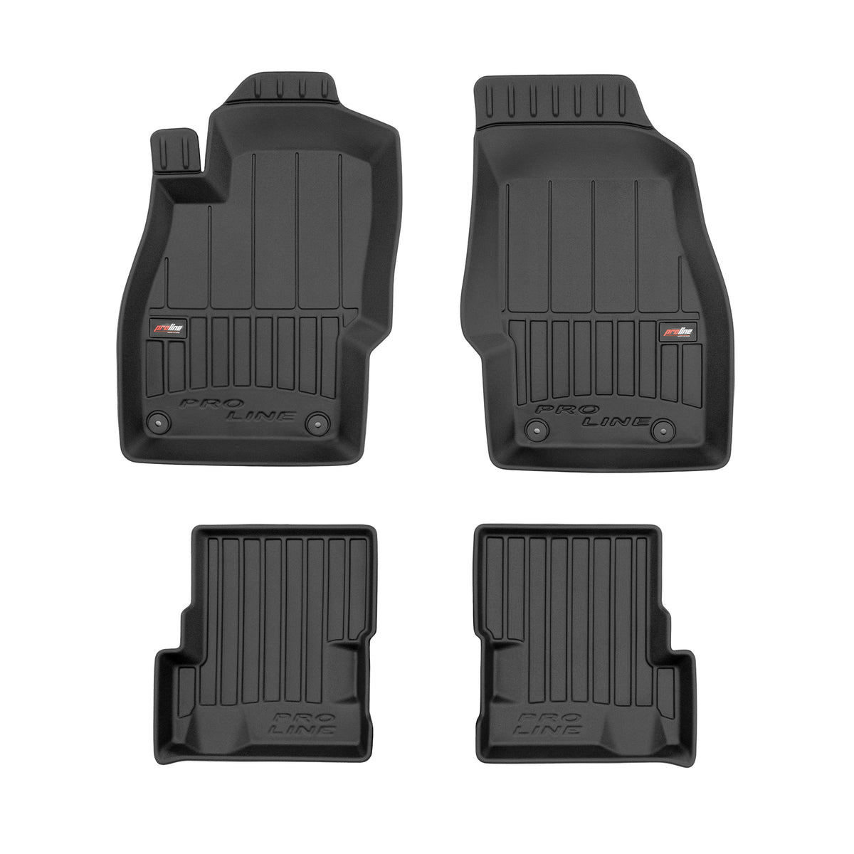 PACK 4 TAPETES BORRACHA PRO-LINE OPEL ADAM 2012-2019