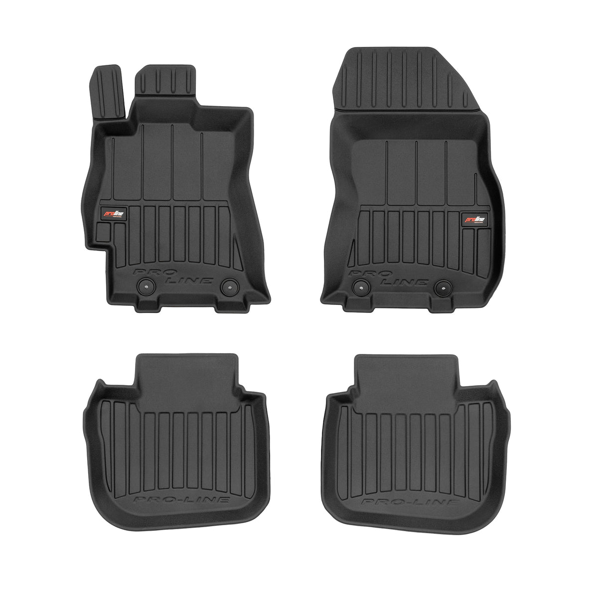 PACK 4 TAPETES BORRACHA PRO-LINE SUBARU OUTBACK IV 2009-2014