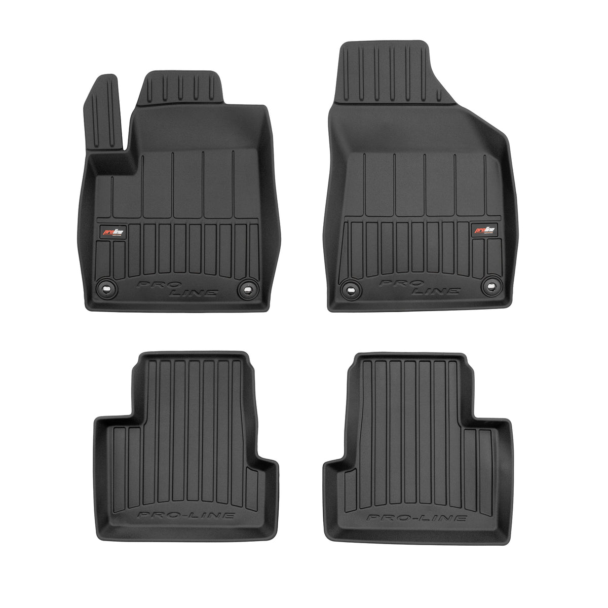 PACK 4 TAPETES BORRACHA PRO-LINE JEEP CHEROKEE V 2013-2023