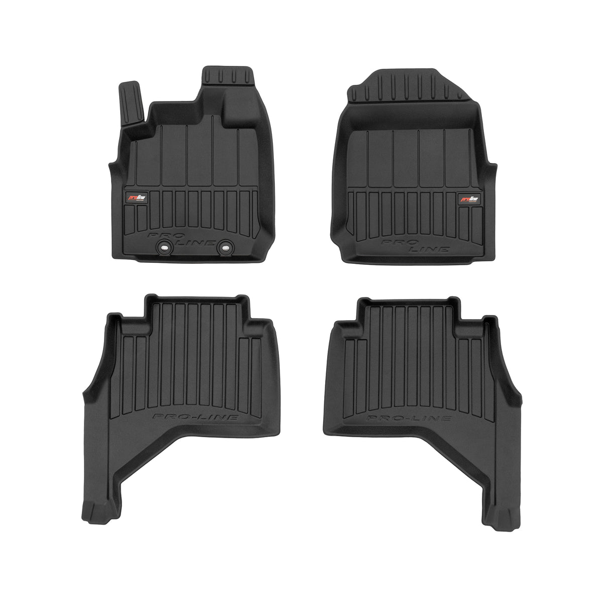 PACK 4 TAPETES BORRACHA PRO-LINE ISUZU D-MAX III 2019->
