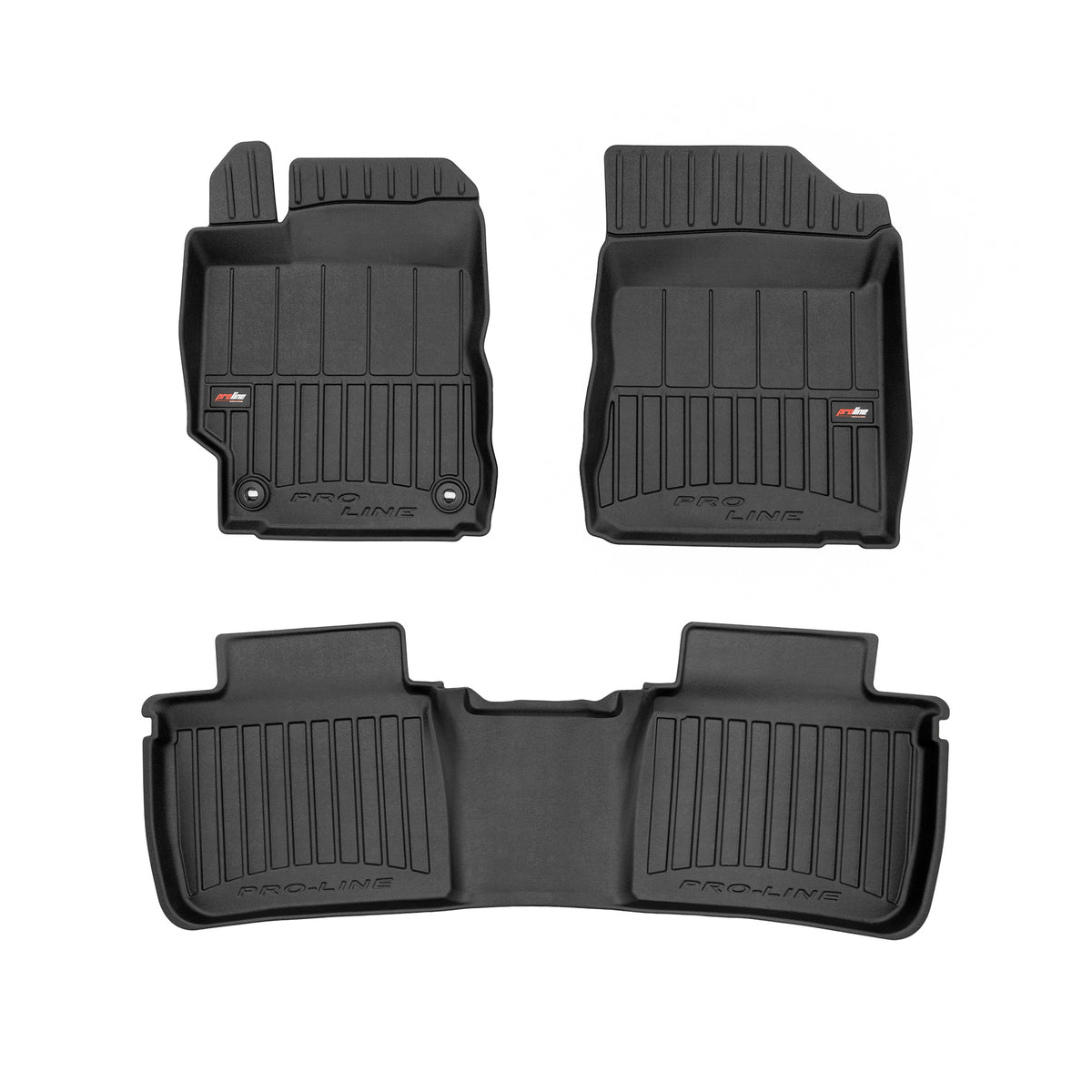 PACK 3 TAPETES BORRACHA PRO-LINE TOYOTA CAMRY VII 2011-2017