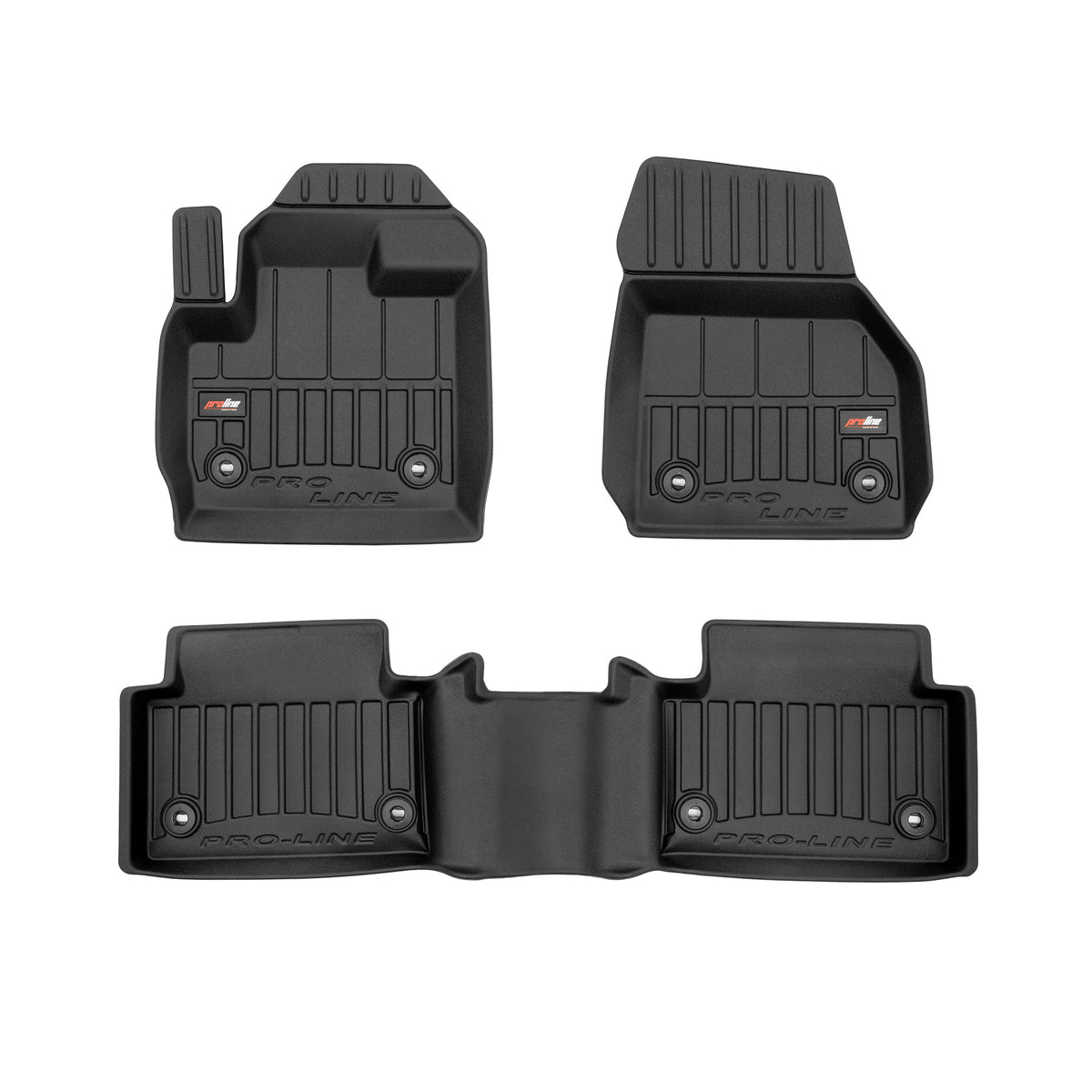 PACK 3 TAPETES BORRACHA PRO-LINE JAGUAR E-PACE 2017-2024
