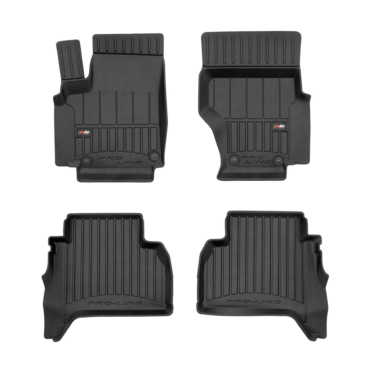 PACK 4 TAPETES BORRACHA PRO-LINE VOLKSWAGEN AMAROK I 2009-2021