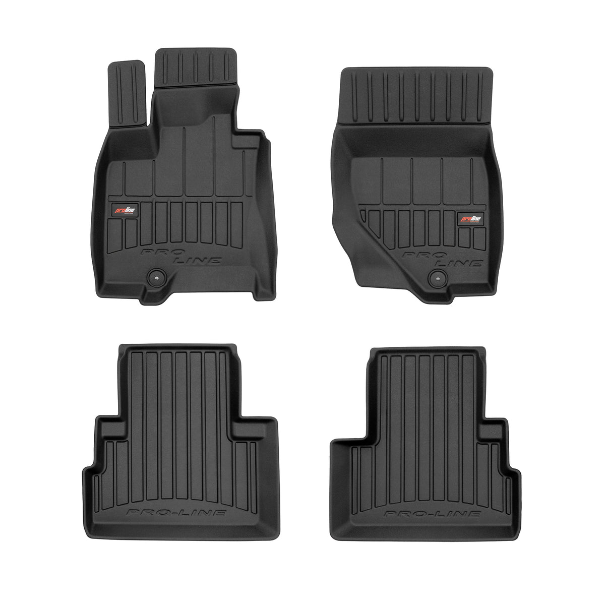 PACK 4 TAPETES BORRACHA PRO-LINE INFINITI QX70 2013-2017 POS-FACELIFT