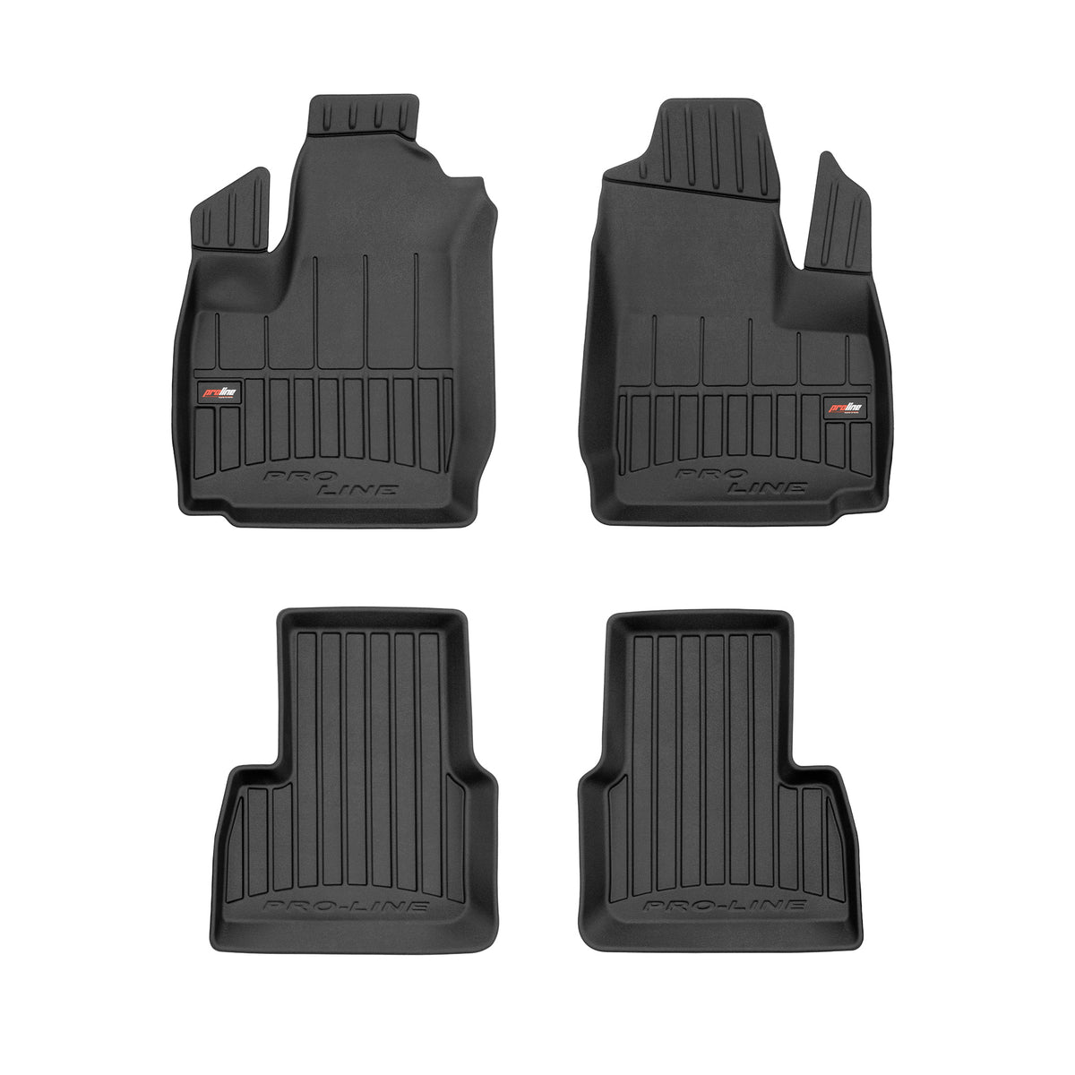 PACK 4 TAPETES BORRACHA PRO-LINE FIAT DOBLO I 2000-2010