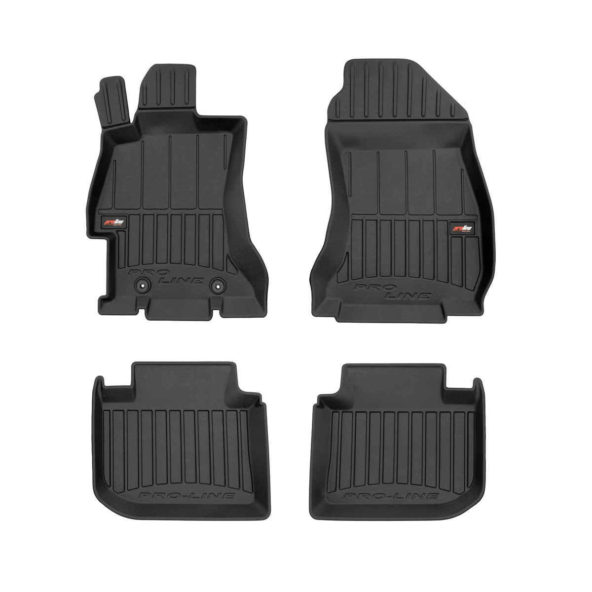 PACK 4 TAPETES BORRACHA PRO-LINE SUBARU XV I 2011-2017