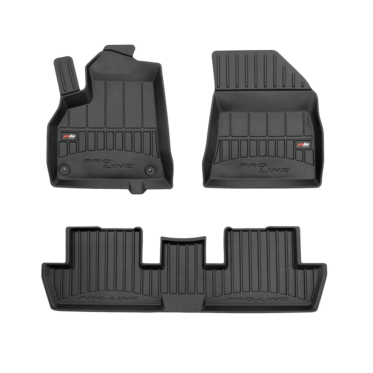 PACK 3 TAPETES BORRACHA PRO-LINE PEUGEOT 3008 I 2009-2016