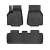 PACK 3 TAPETES BORRACHA PRO-LINE TESLA MODEL Y 2020-2024 PRE-FACELIFT