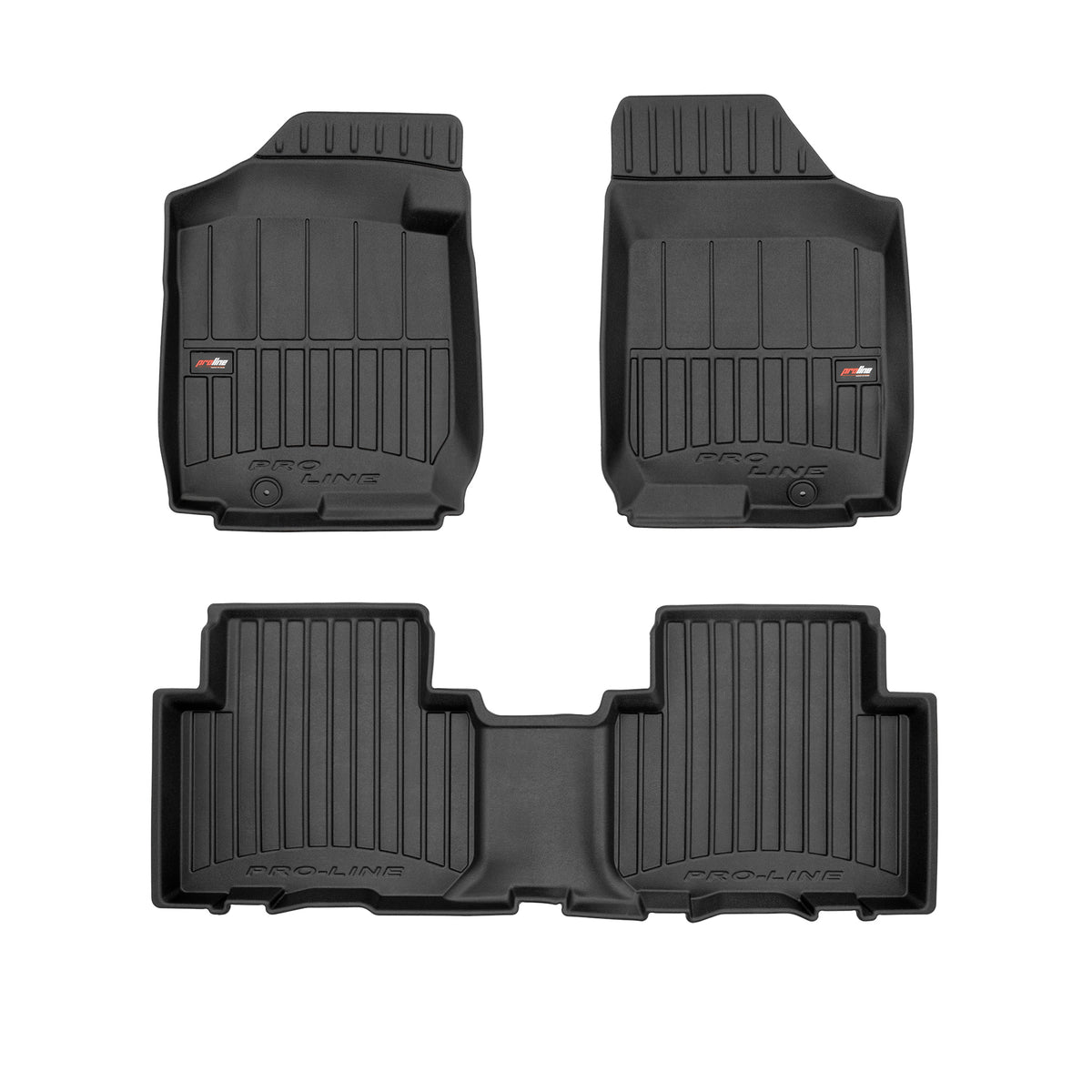 PACK 4 TAPETES BORRACHA PRO-LINE KIA CARENS III 2006-2013