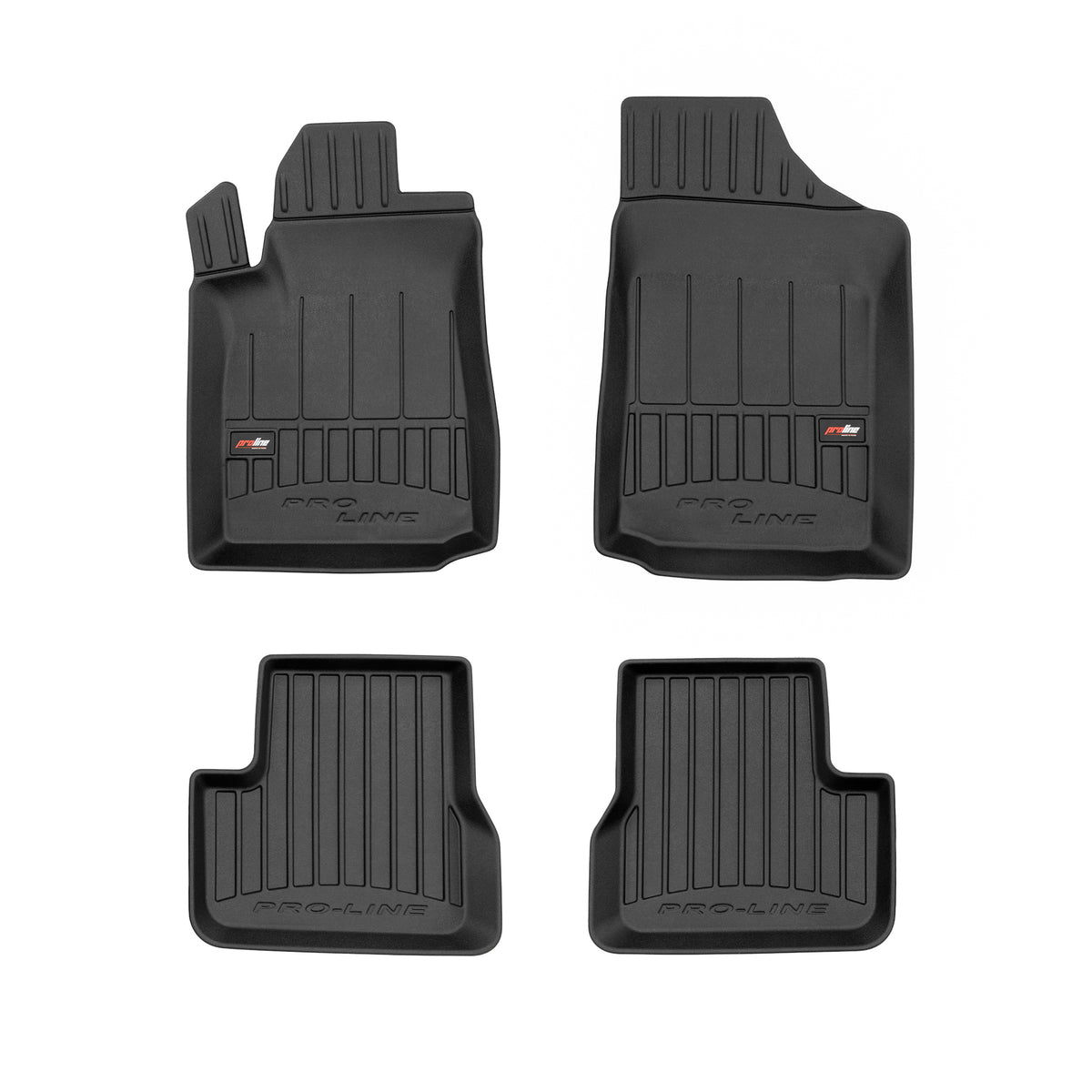 PACK 4 TAPETES BORRACHA PRO-LINE CITROEN C3 I 2002-2009