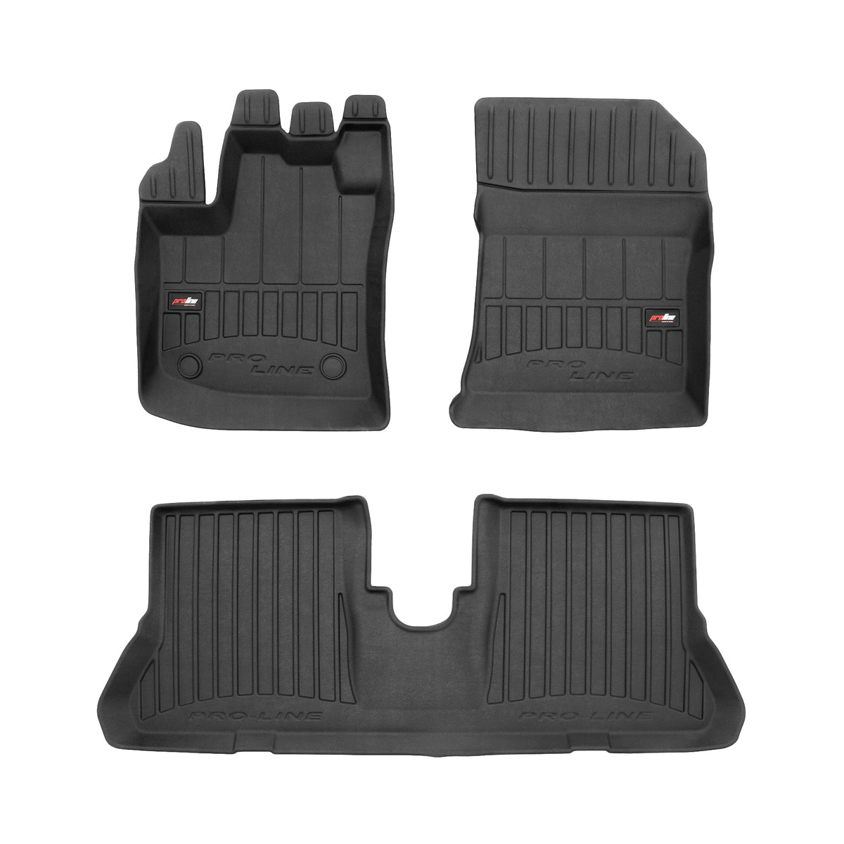PACK 3 TAPETES BORRACHA PRO-LINE DACIA DOKKER 2012-2021