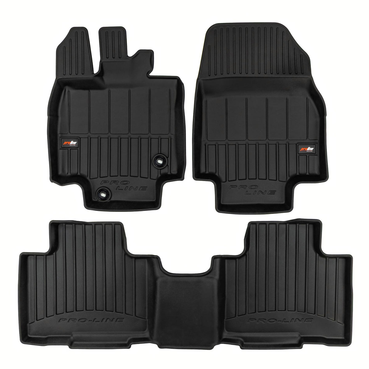 PACK 3 TAPETES BORRACHA PRO-LINE TOYOTA HIGHLANDER IV 2019->