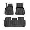 PACK 3 TAPETES BORRACHA PRO-LINE TESLA MODEL S 2021-2026 POS-FACELIFT