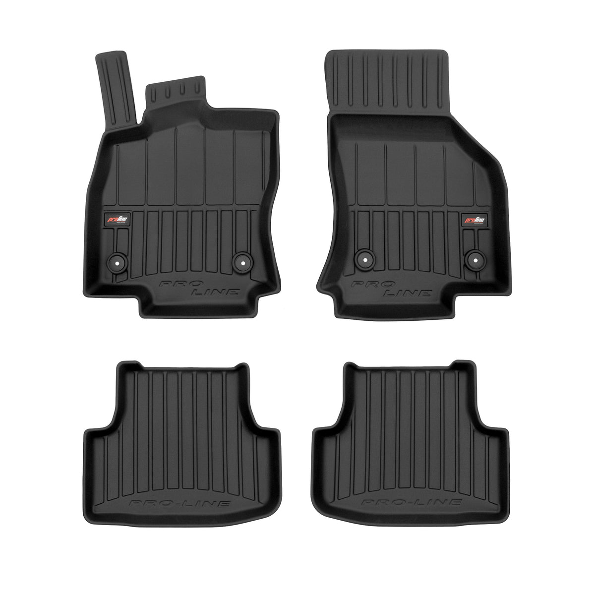 PACK 4 TAPETES BORRACHA PRO-LINE AUDI A3 8Y 2020->