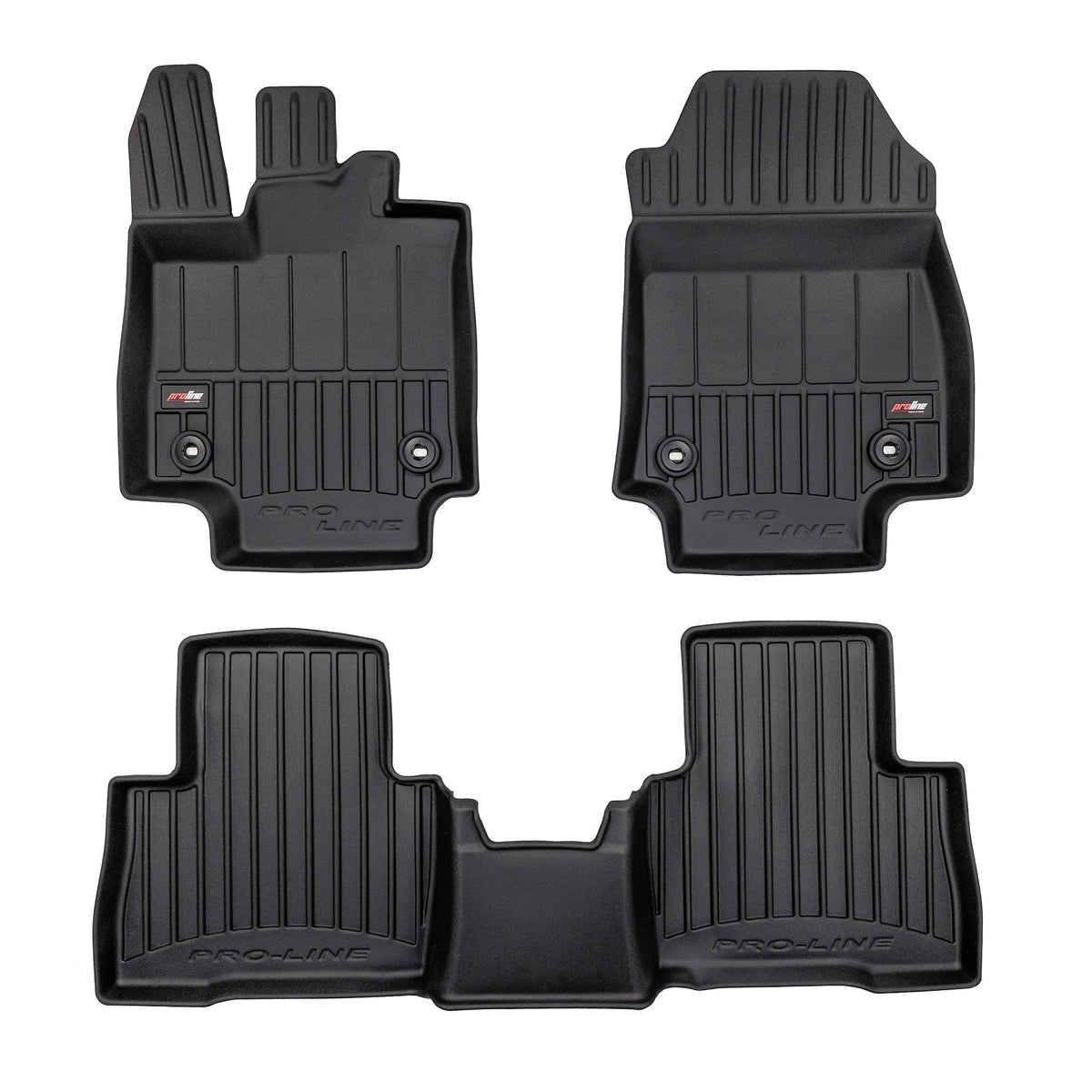 PACK 3 TAPETES BORRACHA PRO-LINE LEXUS NX II 2021-> PHEV