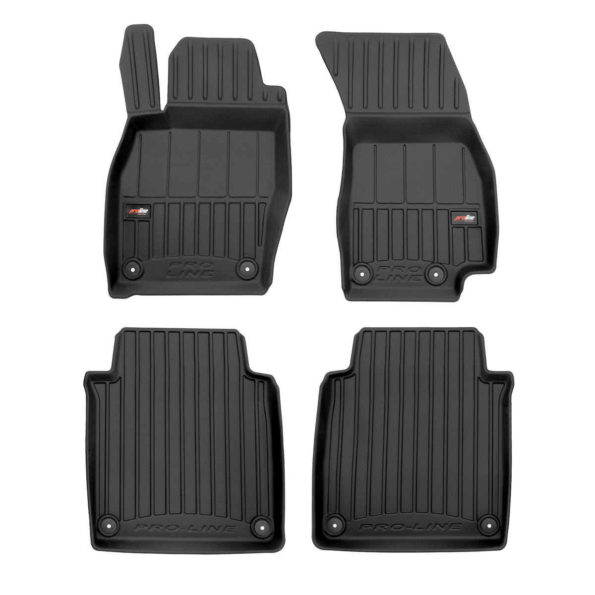 PACK 4 TAPETES BORRACHA PRO-LINE AUDI A8 D5 2017-> LONGO