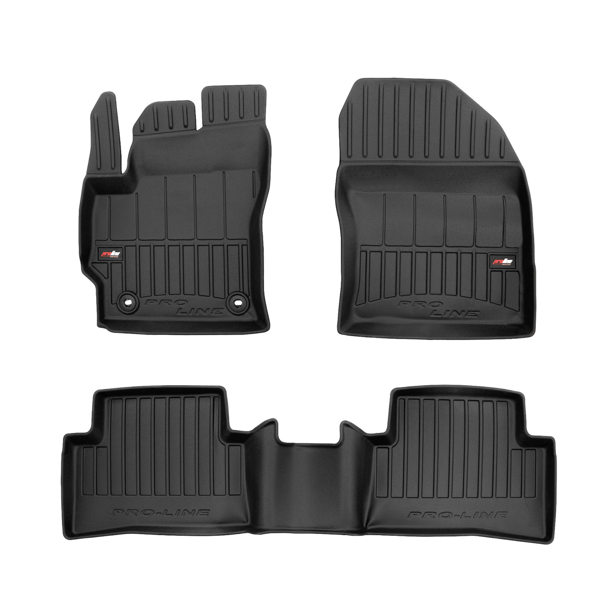 PACK 3 TAPETES BORRACHA PRO-LINE TOYOTA COROLLA CROSS 2022->