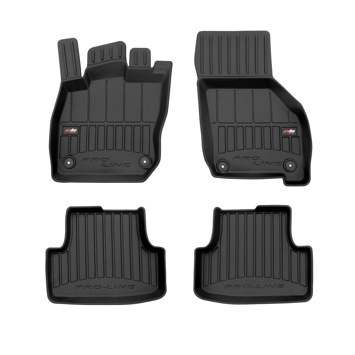 PACK 4 TAPETES BORRACHA PRO-LINE AUDI A3 8Y 2020-> MILD HYBRID