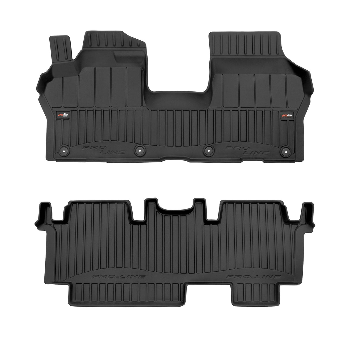 PACK 2 TAPETES BORRACHA PRO-LINE VOLKSWAGEN ID. BUZZ 2022-> 1ª E 2ª FILA