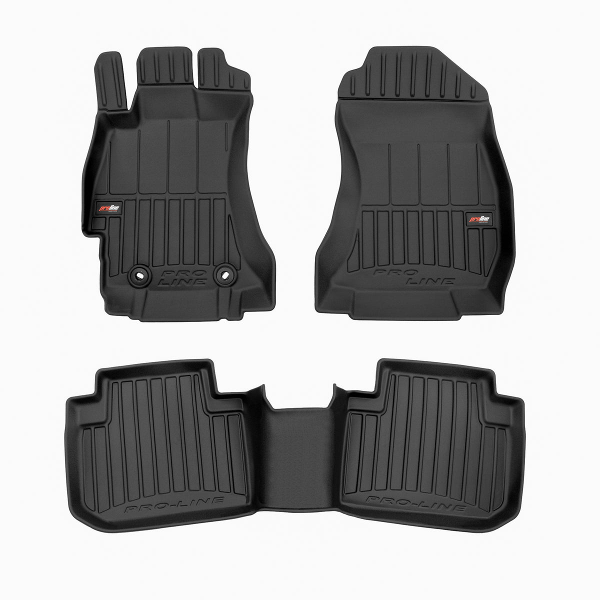 PACK 3 TAPETES BORRACHA PRO-LINE SUBARU FORESTER IV 2012-2018