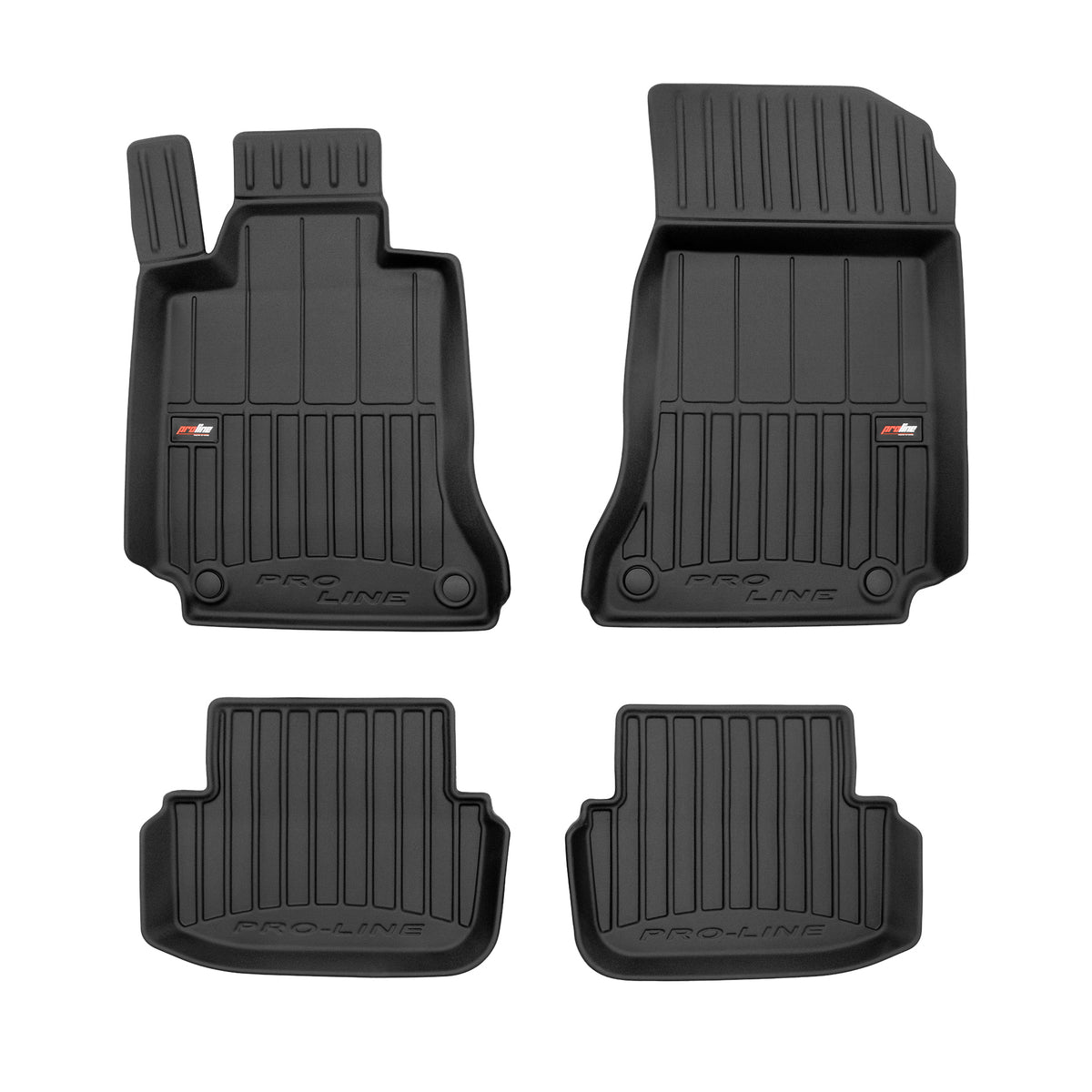 PACK 4 TAPETES BORRACHA PRO-LINE MERCEDES-BENZ CLASSE E COUPE C207 2009-2017