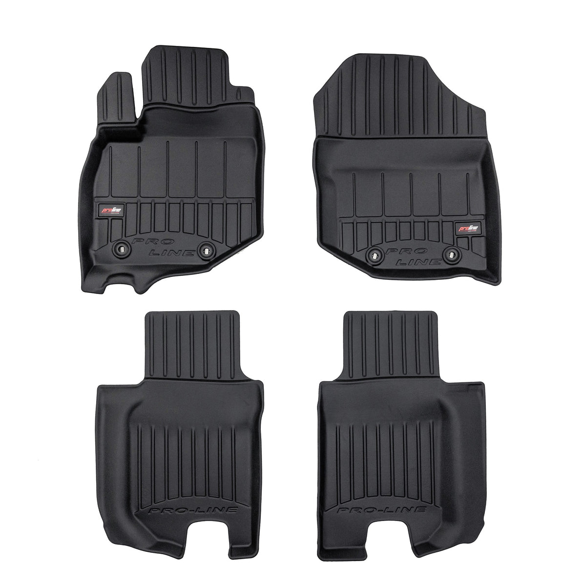 PACK 4 TAPETES BORRACHA PRO-LINE HONDA JAZZ III 2008-2015
