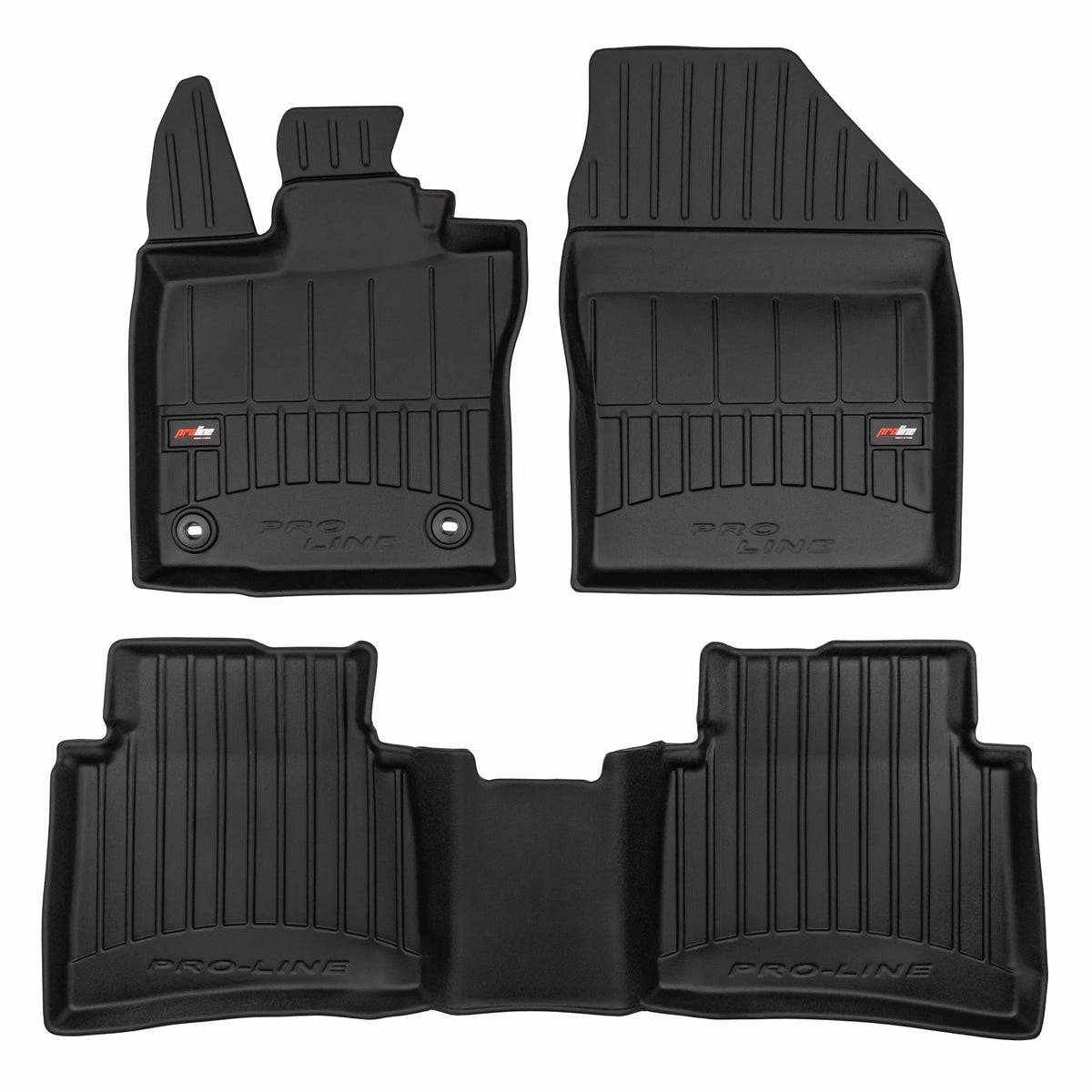 PACK 3 TAPETES BORRACHA PRO-LINE TOYOTA PRIUS V 2023->