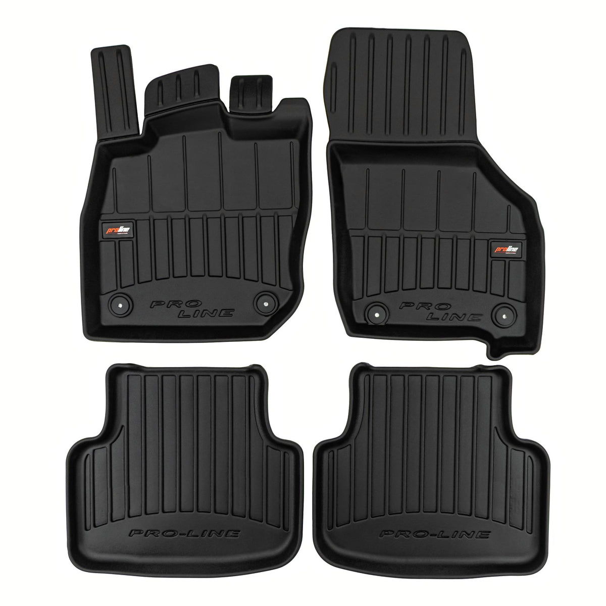 PACK 4 TAPETES BORRACHA PRO-LINE SKODA OCTAVIA IV 2019-> MILD HYBRID