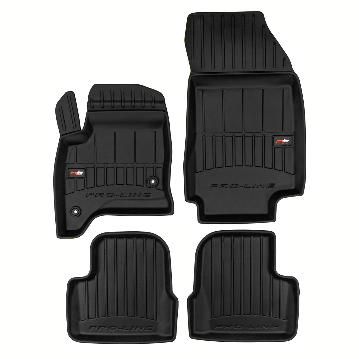 PACK 4 TAPETES BORRACHA PRO-LINE JEEP AVENGER 2023-> HIBRIDO