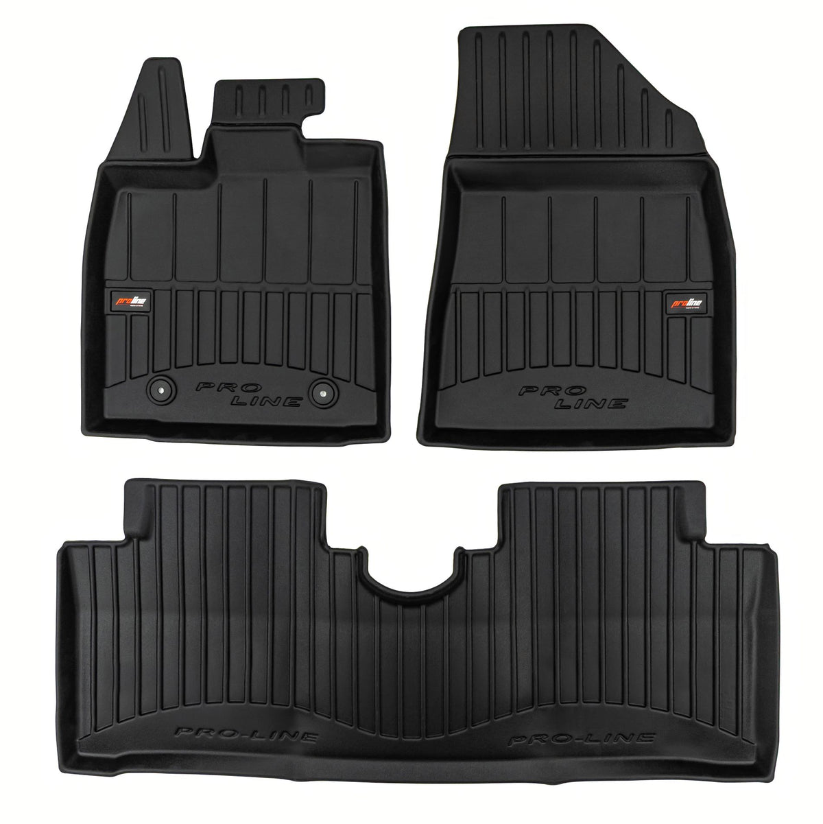 PACK 3 TAPETES BORRACHA PRO-LINE BYD DOLPHIN 2021->