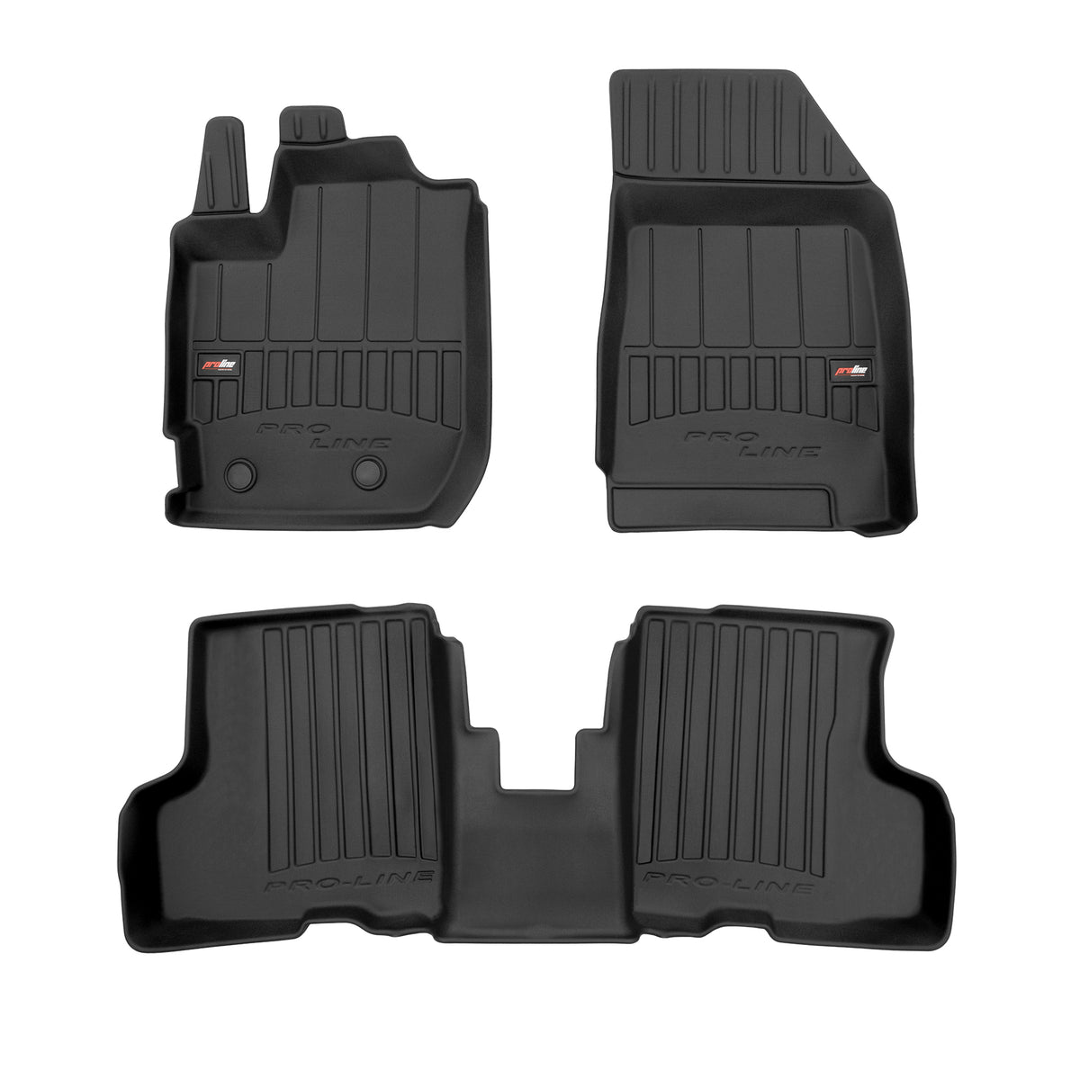 PACK 3 TAPETES BORRACHA PRO-LINE DACIA DUSTER II 2021-2024 POS-FACELIFT