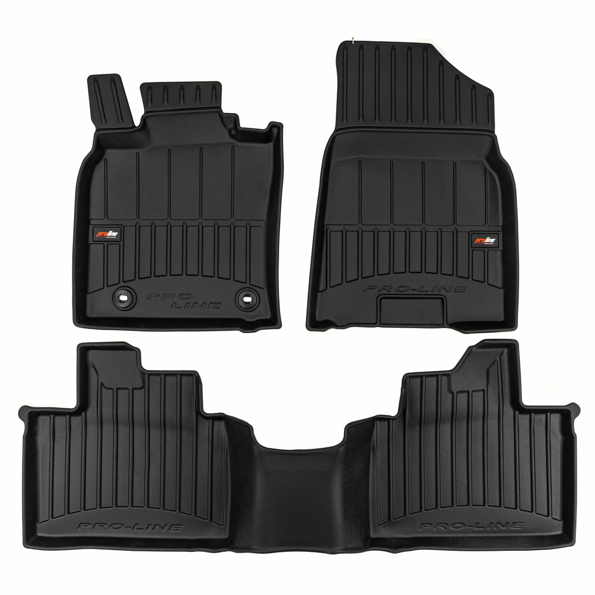 PACK 3 TAPETES BORRACHA PRO-LINE TOYOTA CAMRY VIII 2024-> POS-FACELIFT